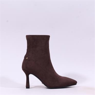 Una Healy A Fire Love Highheel Sock Boot - Chocolate